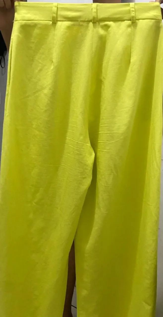 Calça Amarela Amaro - Foto 2