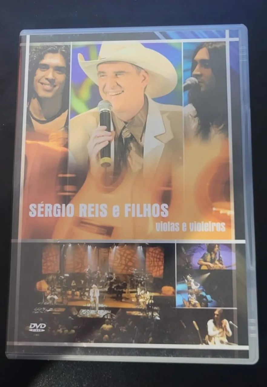 DVD Sérgio Reis e filhos - Violas e violeiros