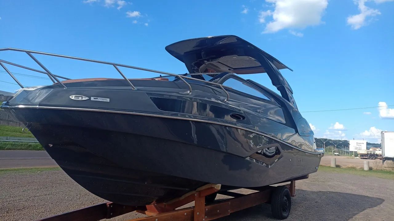 Lancha Nx Boats 290 + Motor 350 Hp Mercruiser + Carreta encalhe  - Foto 5