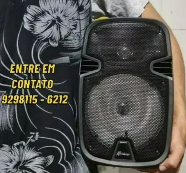 Caixa Korbix 3.600w Com Microfone- Entregas 9h as 22h - Foto 2