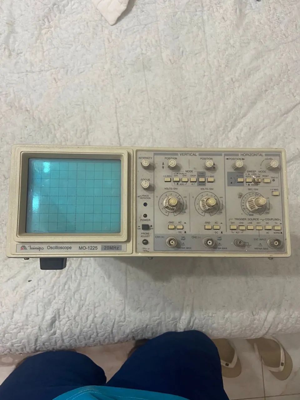 Osciloscópio Minipa MO-1225 20MHz