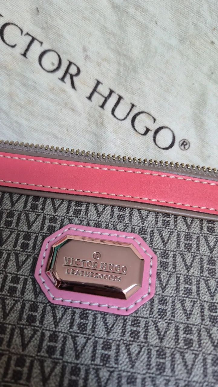 Bolsa Victor Hugo Original Modelo Corsa Monograma - Foto 5