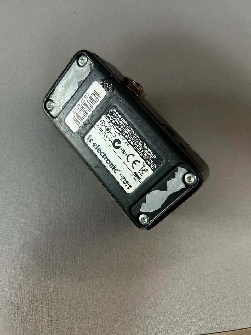 Pedal TC Eletronic Polytune 2 Noir Afinador - Instrumentos
