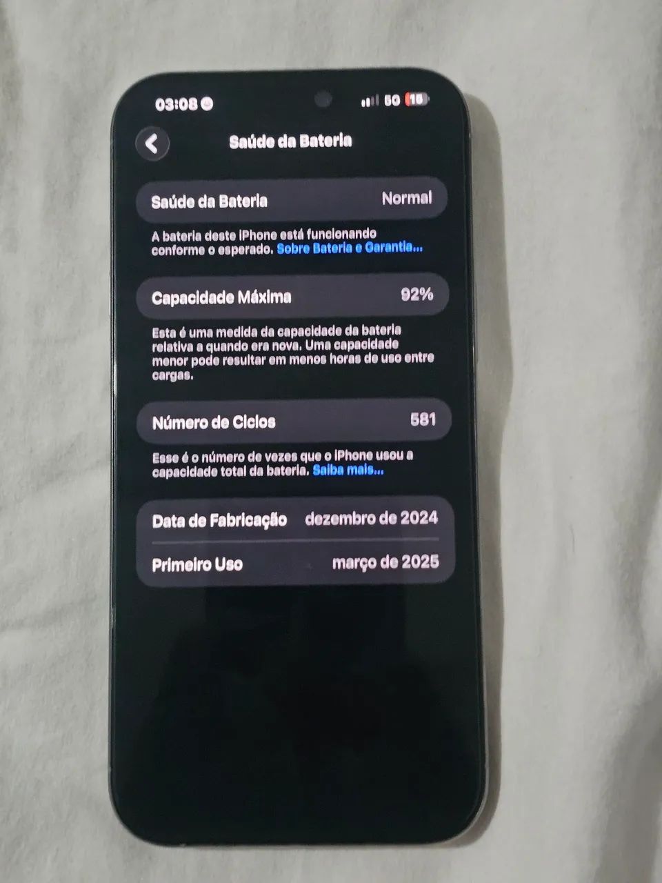 Iphone 16 pro max 92% 256gb - Foto 3