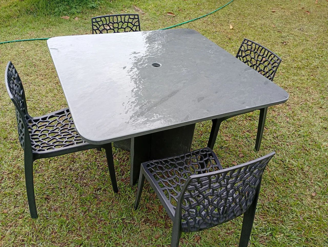 Mesa de jardim em pedra ardósia lavável  - Foto 2