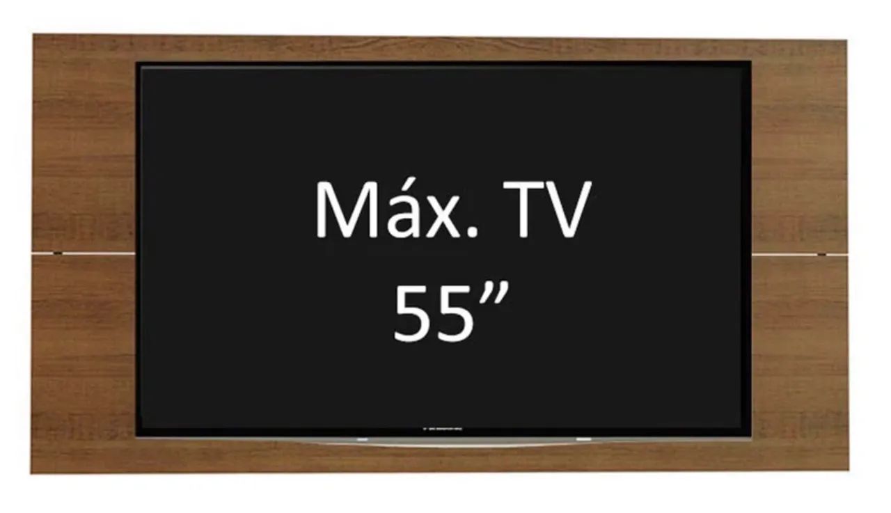 Painel de TV até 55 madesa rustic novo - Foto 3