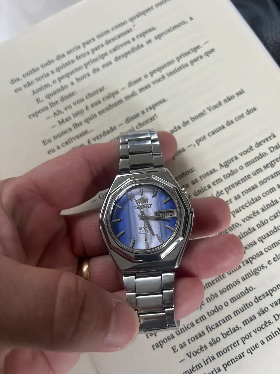 Relógio Orient Automático lindo mostrador 