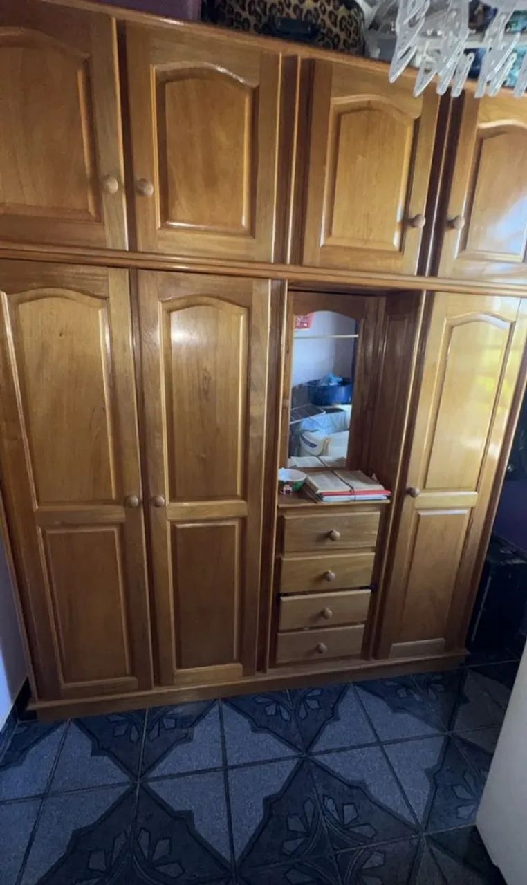 guarda-roupa de madeira maciça, - Foto 2