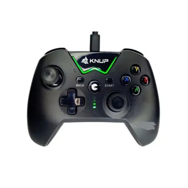 Controle USB Com Fio Knup KPGM017 para PC e Xbox 360 - Foto 4