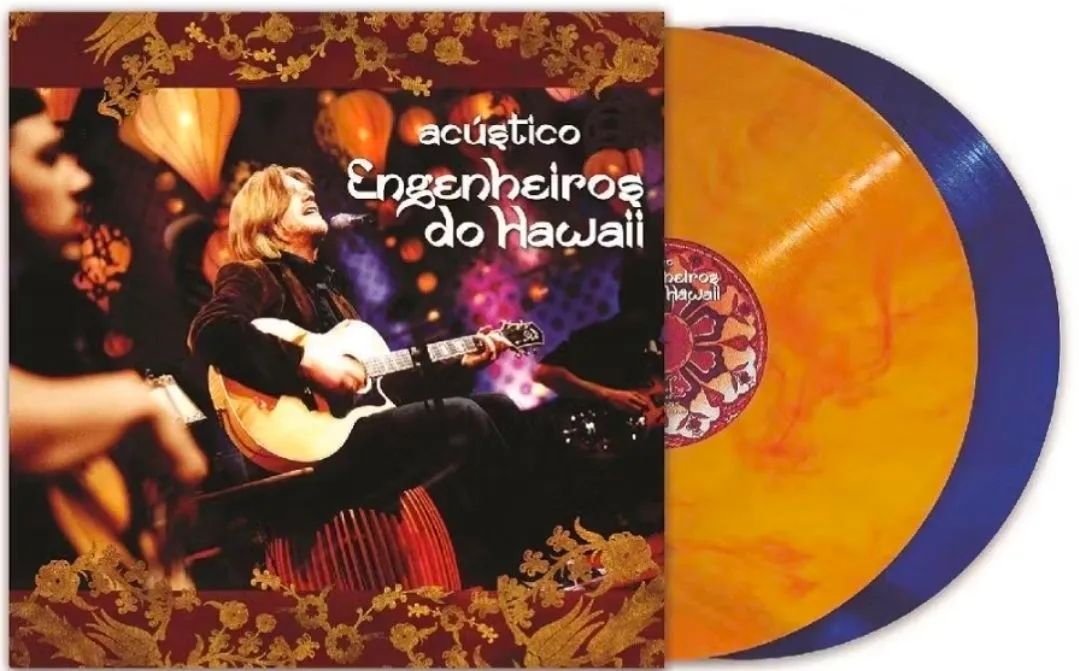 LP Vinil Engenheiros do Hawaii - Acústico (2004) 2LP Amarelo e Azul