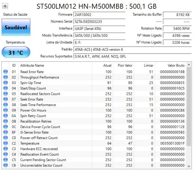 Hd notebook 500GB 2,5 Sata Samsung - Foto 4