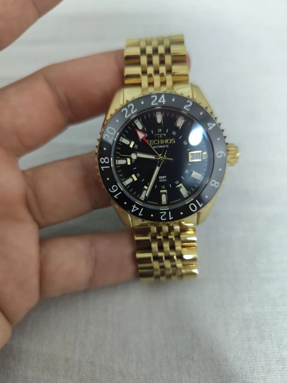 TECHNOS relógio TECHNOS automático gmt  - Foto 5