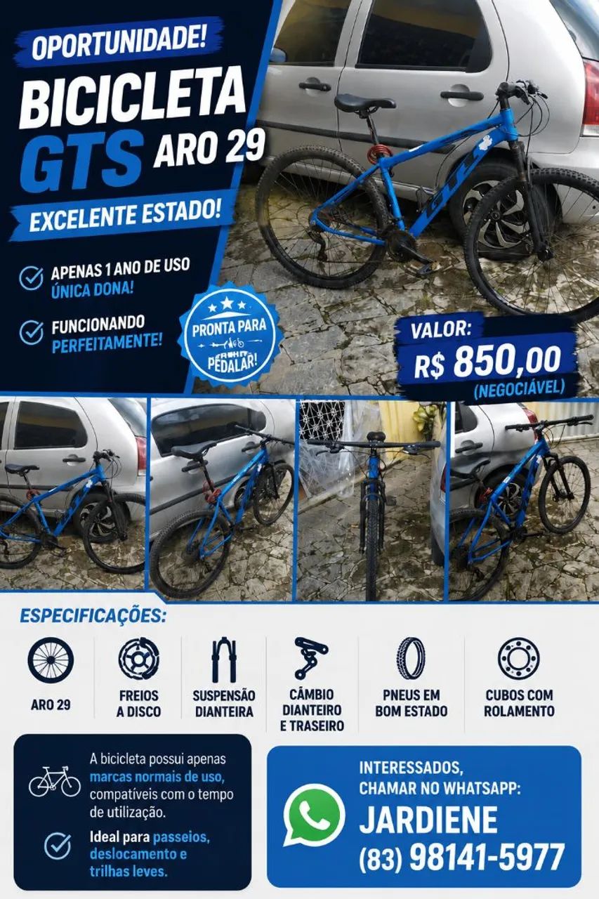 Bicicleta GTI Aro 29