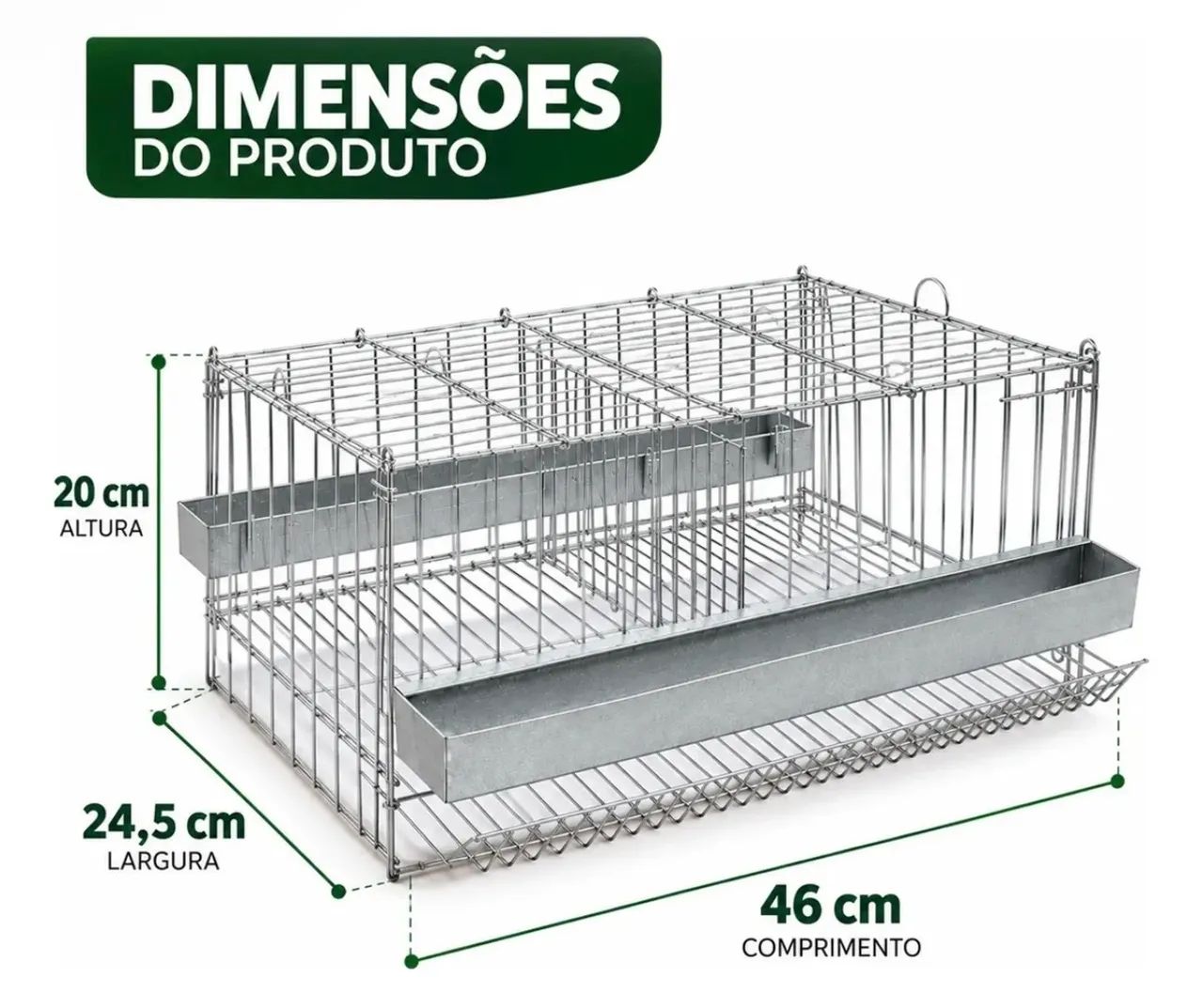 Gaiola para codorna poedeira  - Foto 3
