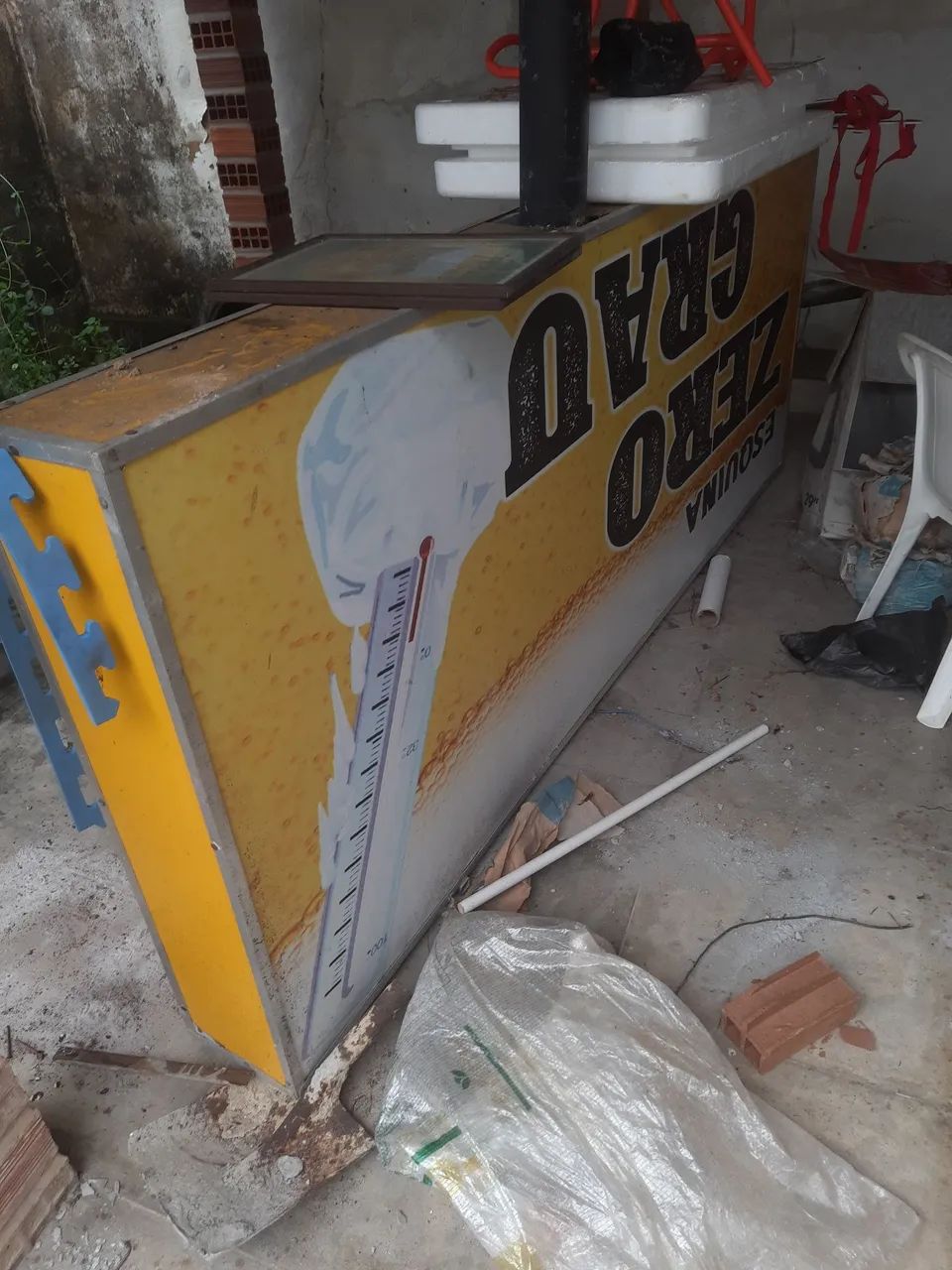 Placa para propaganda