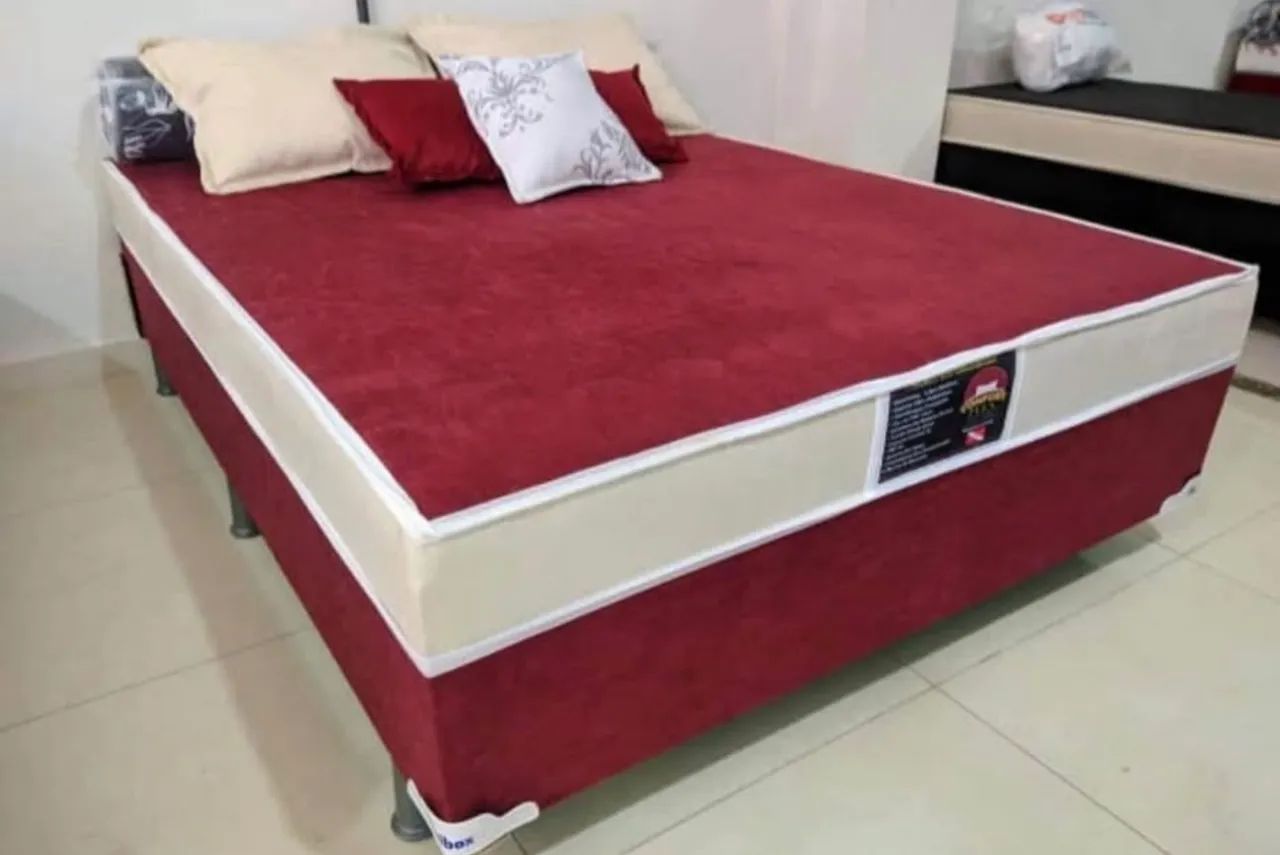 Cama Box Casal Mega Feirão de camas com entrega grátis!