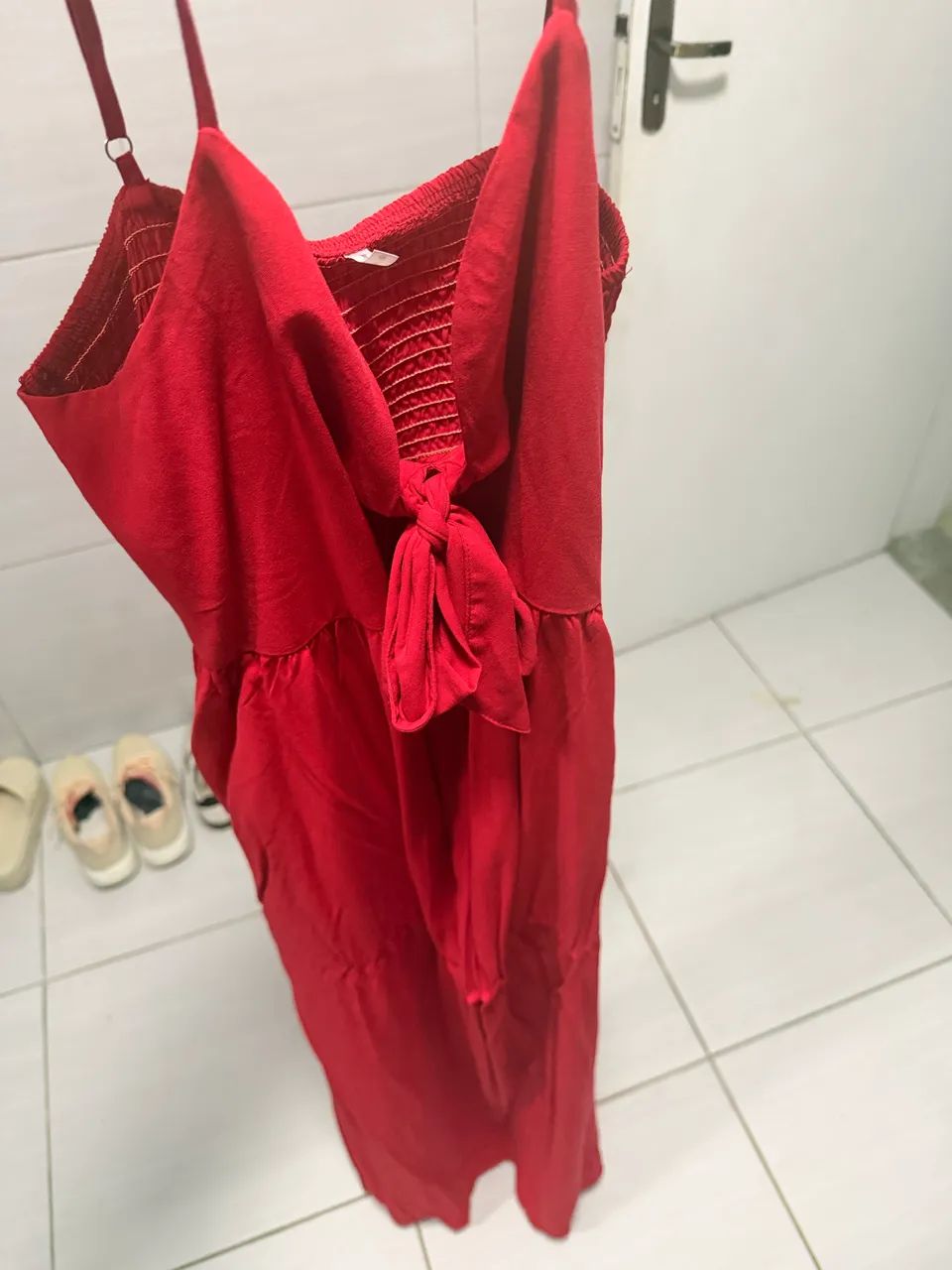 Vestido longo vermelho G