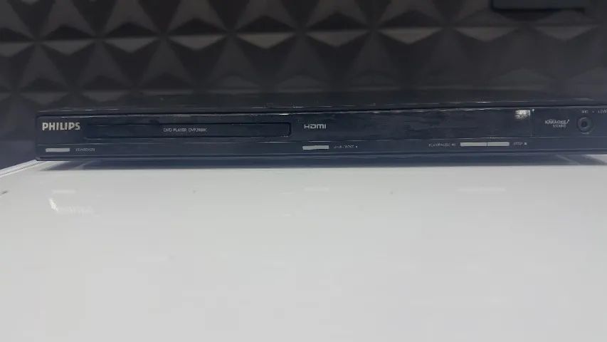 Leitor De Cd E Dvd Philips Philips Com Karaokê Preto | 127V - Foto 3