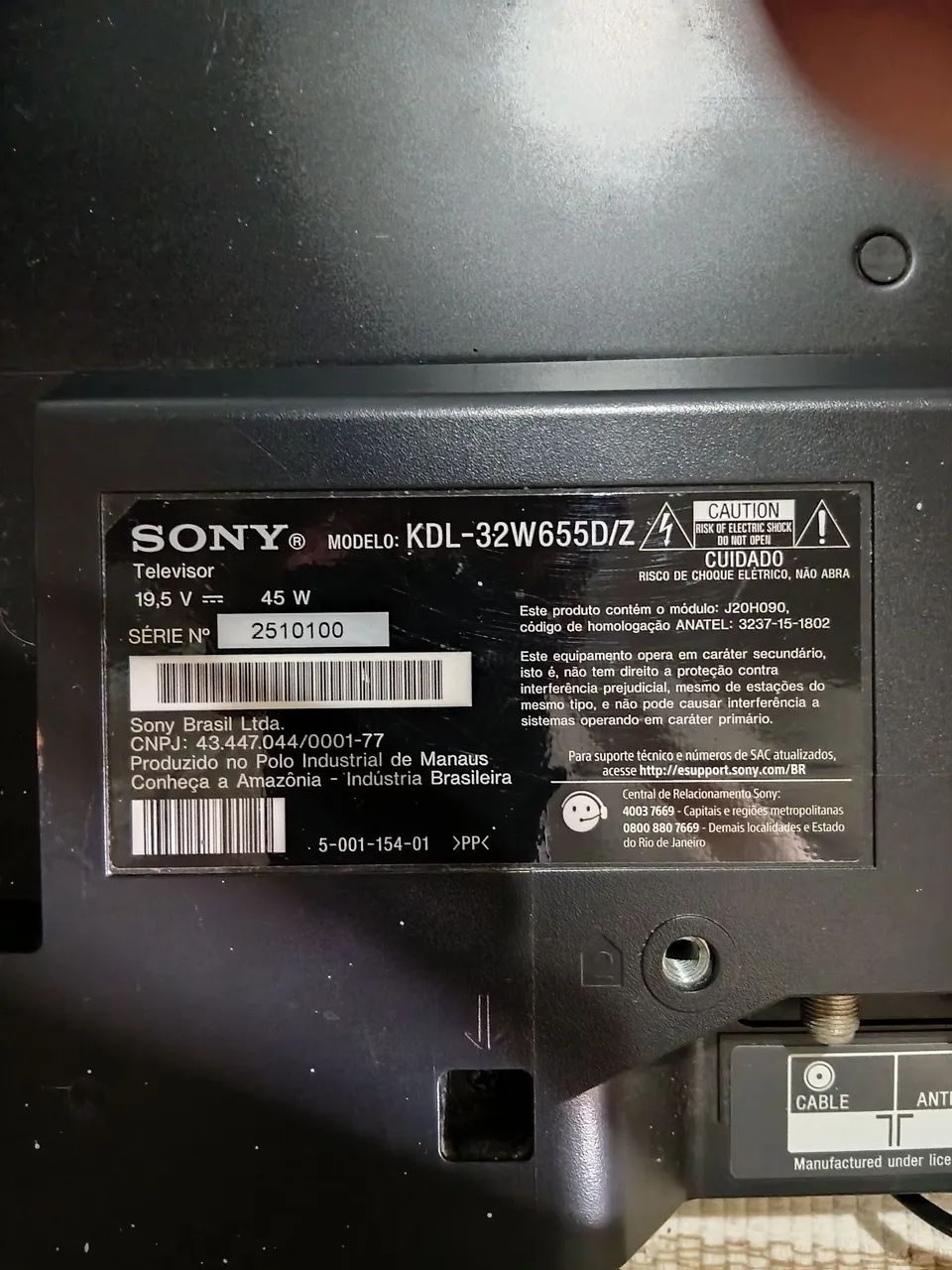 10 tvs com defeito, para quem conserta. De 32 a 50 polegadas.  - Foto 3