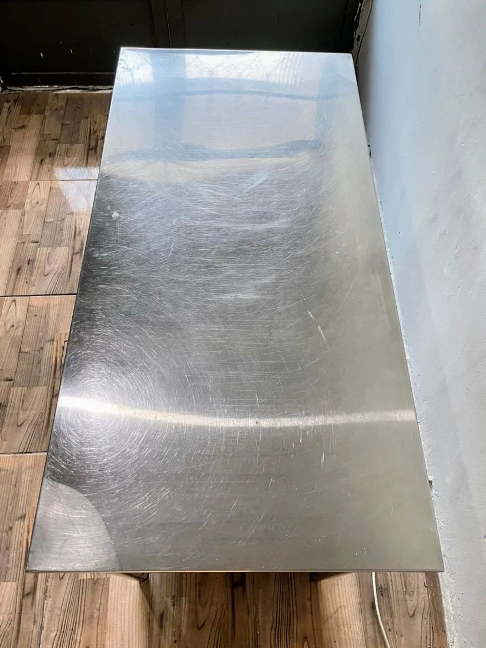 MESA DE INOX INDUSTRIAL - 2,10m x 0,60m x 0,90m - 2 NÍVEIS | SEMINOVA - Foto 5