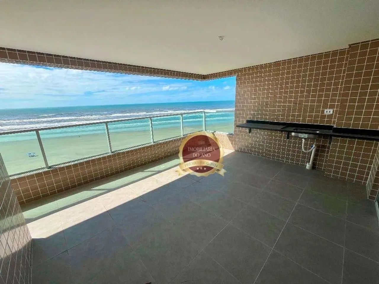 Apartamento frente mar em Praia Grande - Foto 2