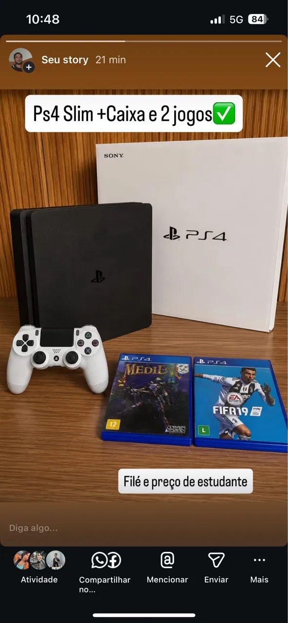 Ps4 slim novíssimo