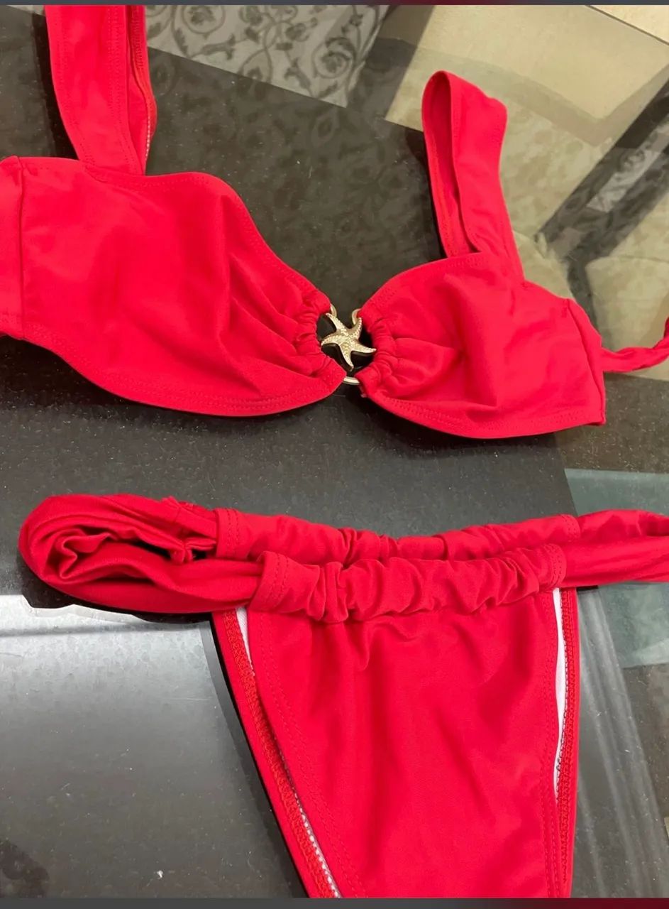 Biquini vermelho novo gringo  - Foto 4