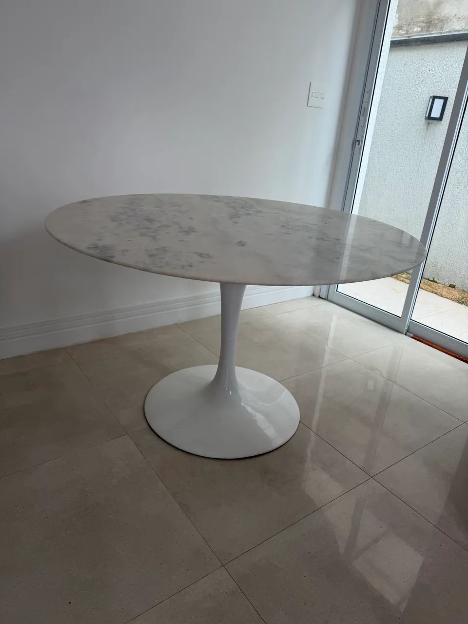 Mesa tulipa 120cm mármore  - Foto 3