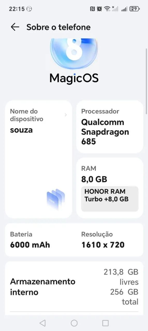 Vendo celular honor x7 256GB  - Foto 3