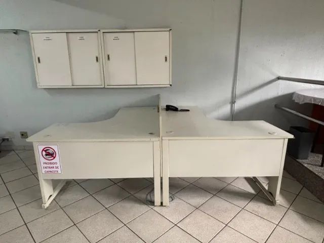 mesa de escritório dupla