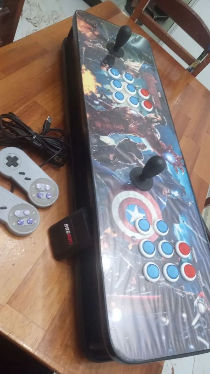 Console super Nintendo com mais de 1000 jogos . Dois controles com extensor de cabo . 