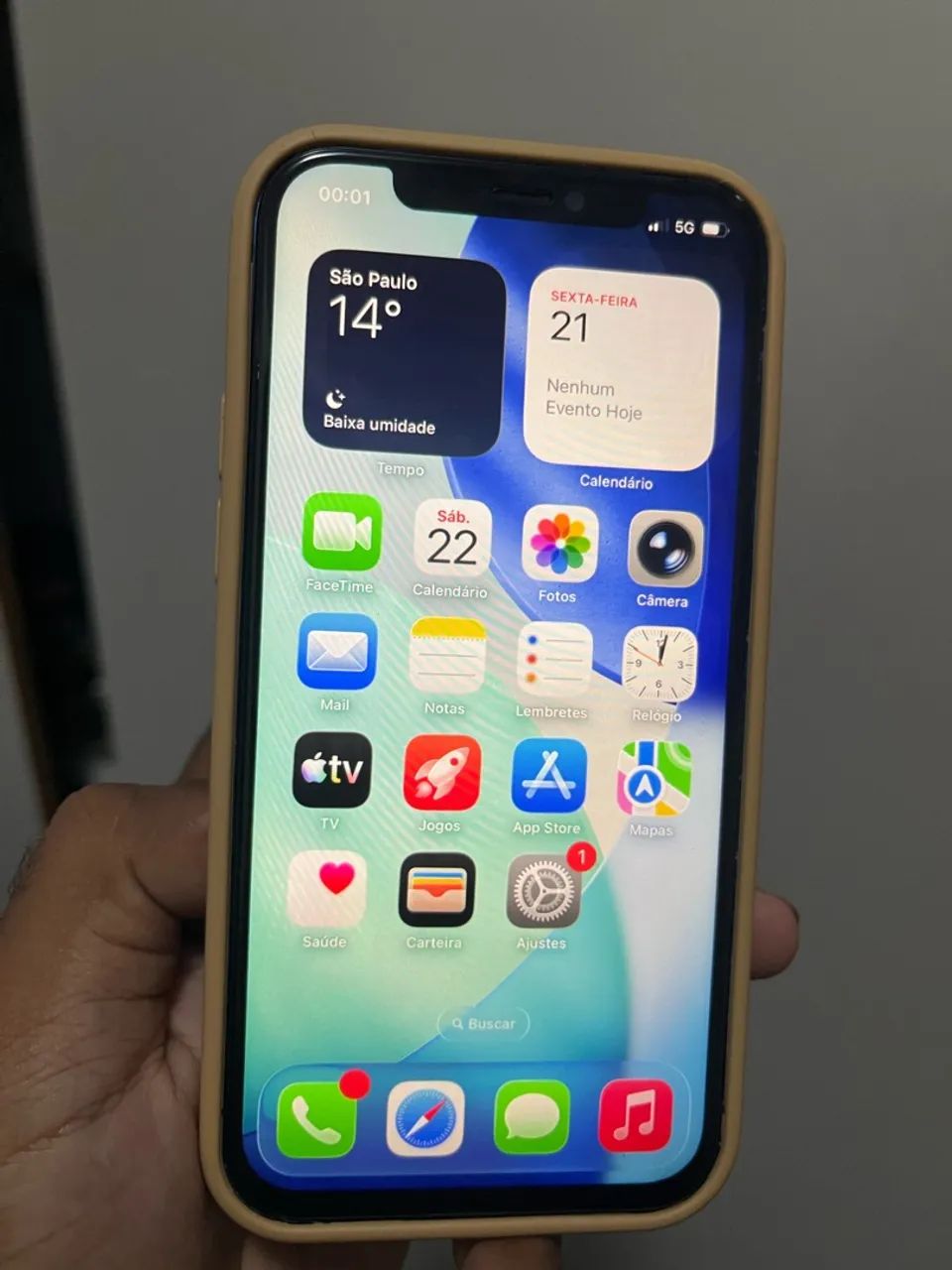 iPhone 12 Funcionando tudo Aceito troca  - Foto 4