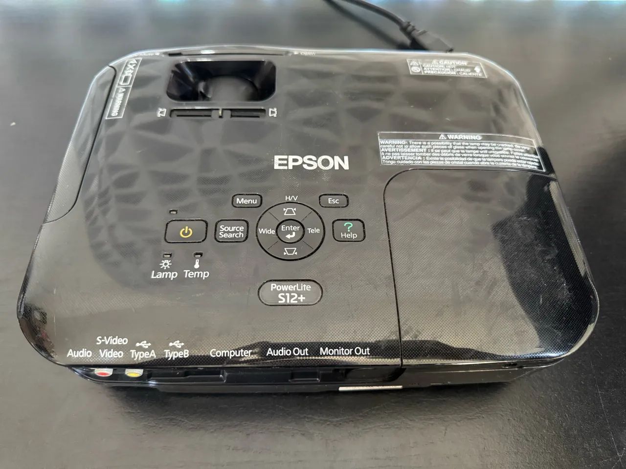 Projetor Epson PowerLite S12+ ? IMAGEM EXCELENTE + HDMI - Foto 5