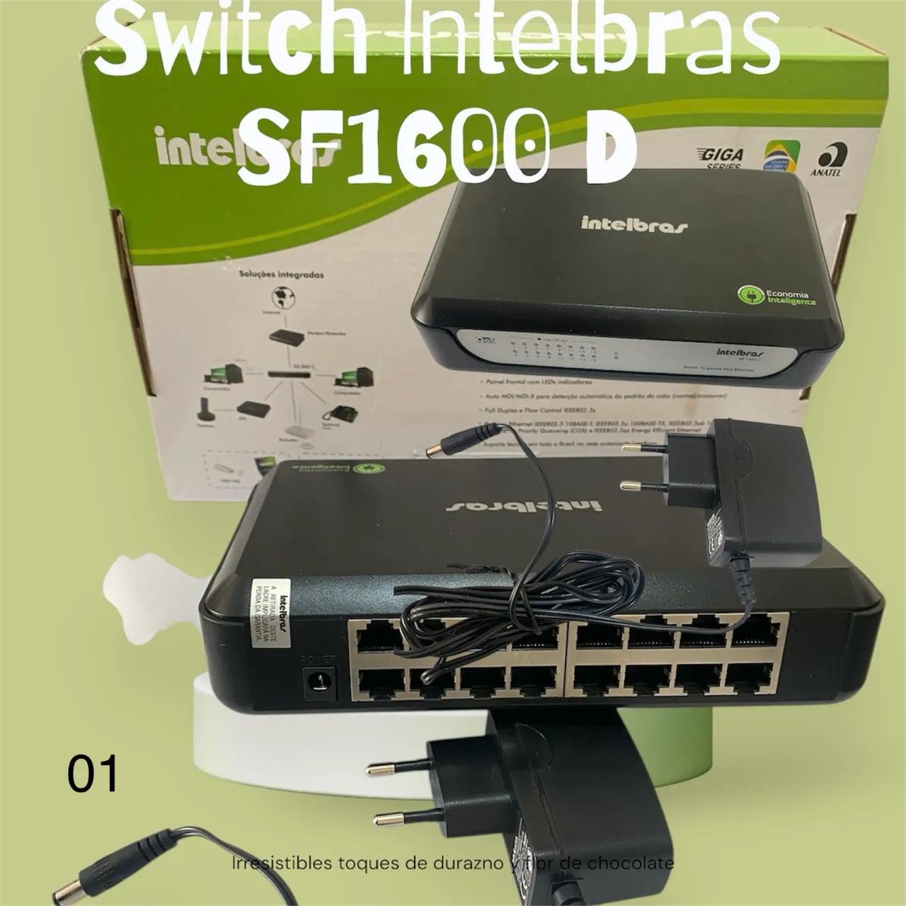 Switch Intelbras Sr 1600d - Seminovo  - Foto 2
