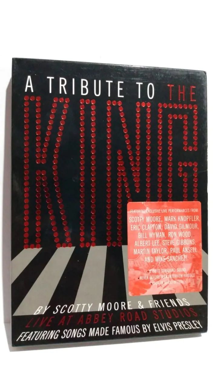DVD de música A Tribute to the King 2005 Scott Moore e friends Elvis Presley