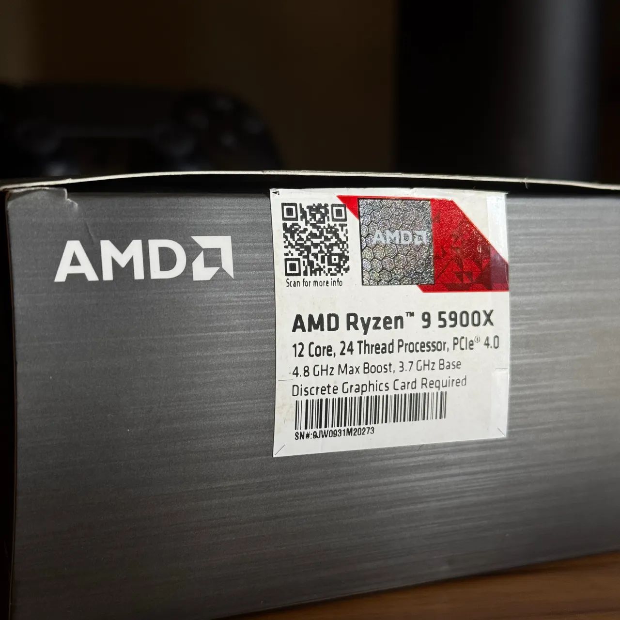 Processador AMD Ryzen 9 5900X 12-Core 24-Threads - Estado de Novo | Na Caixa com NF! - Foto 2