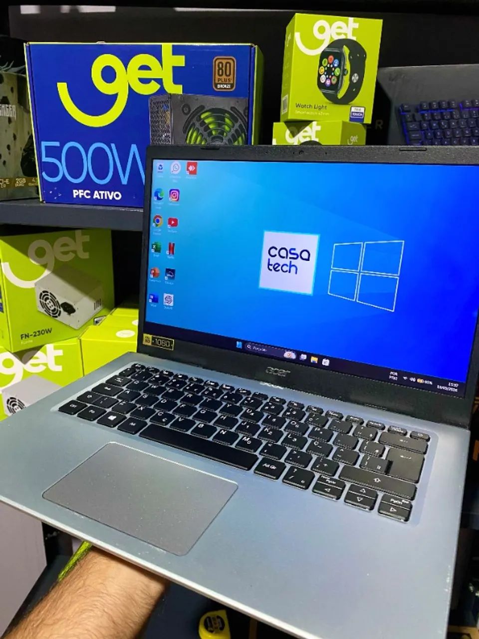 Notebook Acer i5 8GB RAM SSD NVMe 256GB 14" para Trabalho e Estudos - Foto 2