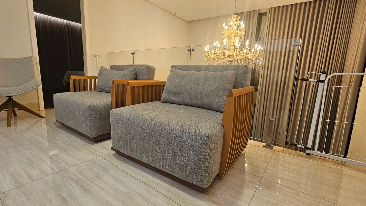 Poltronas Araçary Linho Maciça  - Foto 2
