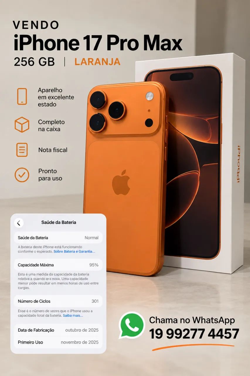 iphone 17 pro max usado 