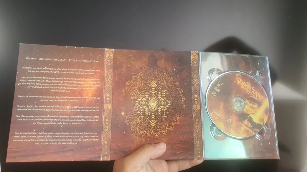 DVD Box ritualive shaman 18 aniversário especial edition - Foto 2