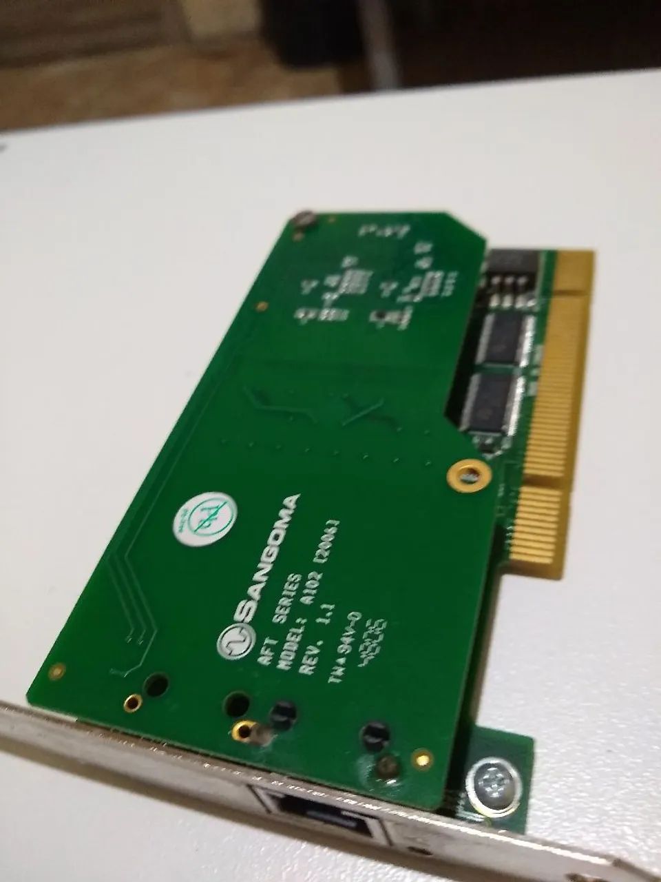 Placa De Telefonia Digital Sangoma AFT A102 Dual E1 T1 PCI - Foto 5