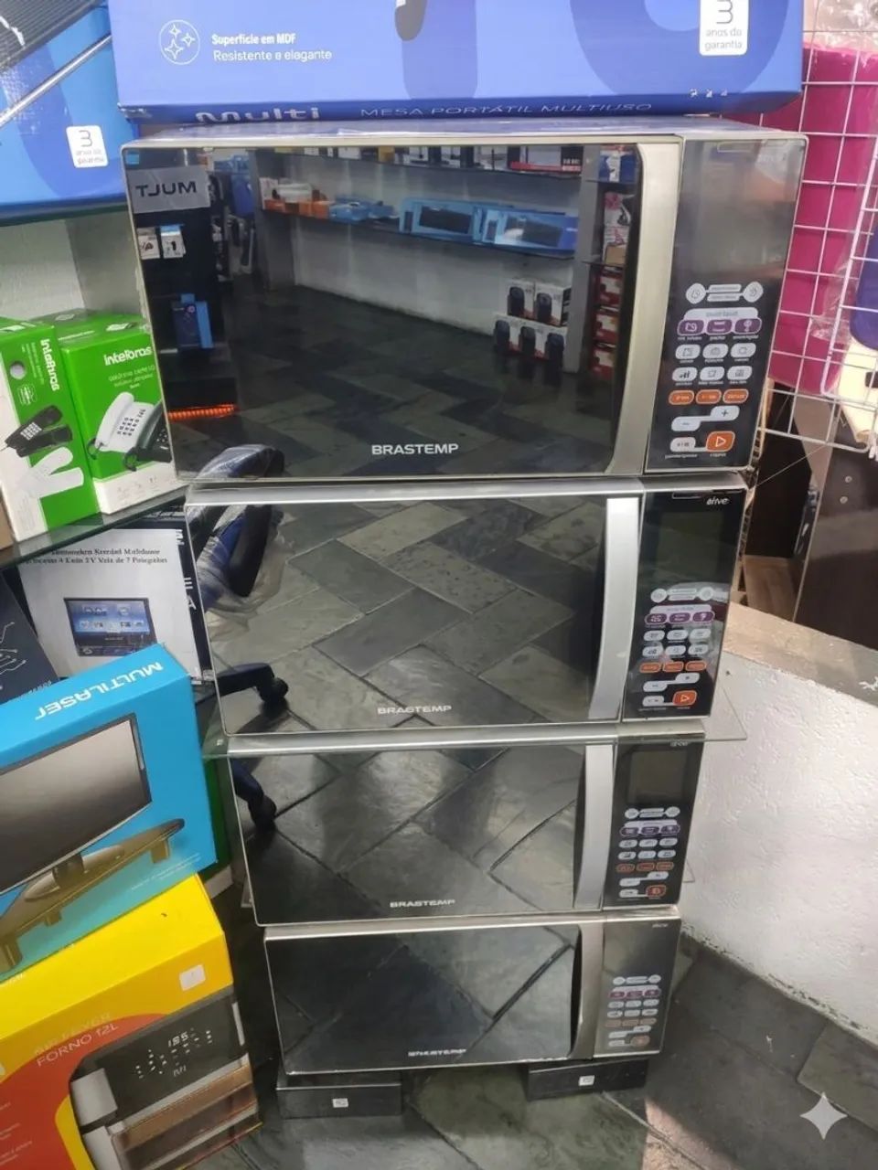 Microondas de inox R$399,90 Com garantia e Parcelamento  - Foto 2