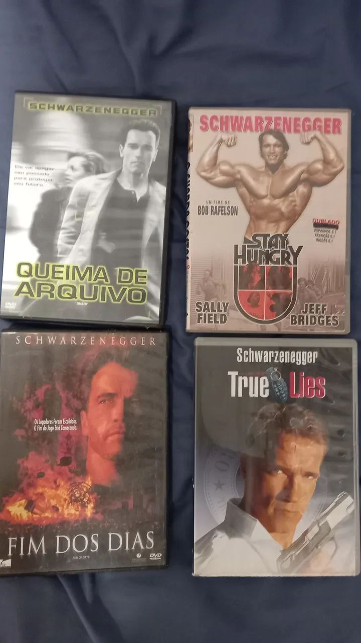 Dvds coleções  schwarzenegger clássicos 