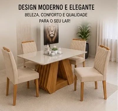 Mesa de jantar completa - Foto 2