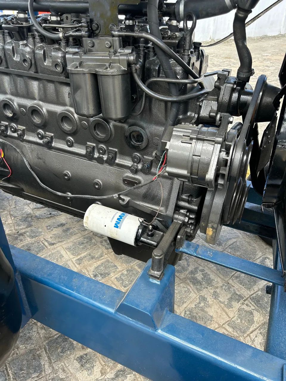 Motor de irrigação mwm 6 cilindros bomba KSB - Foto 2