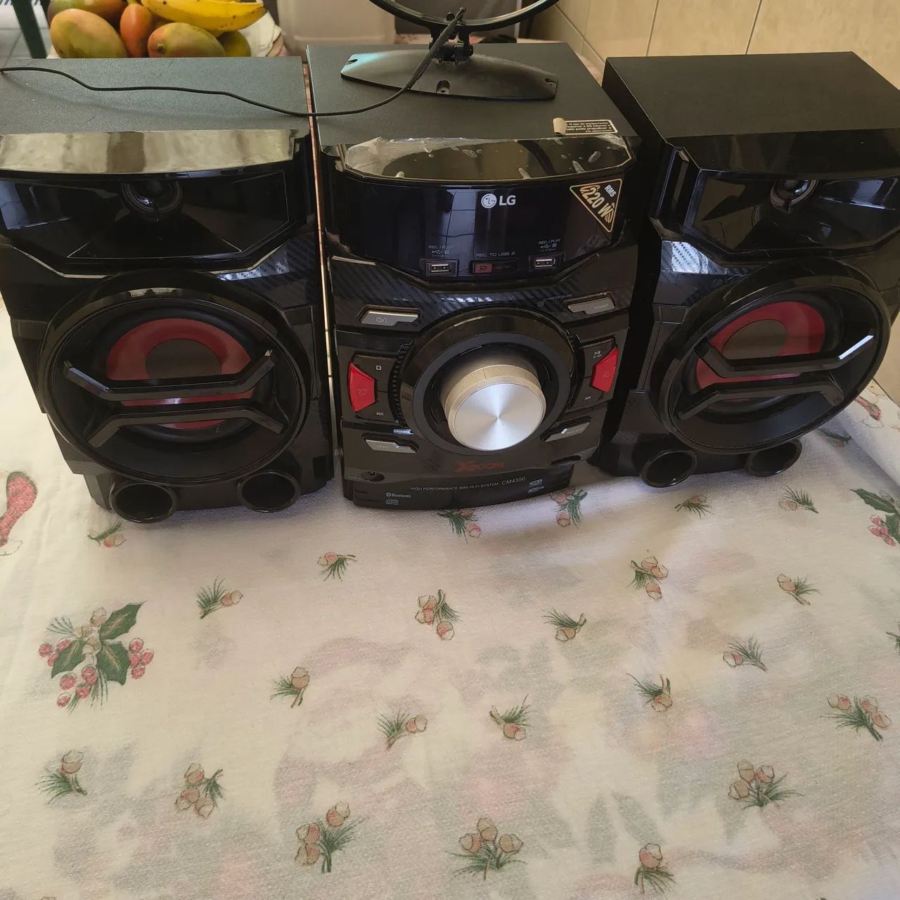  Micro System LG 220w = Modelo CM4350 ( Filé )