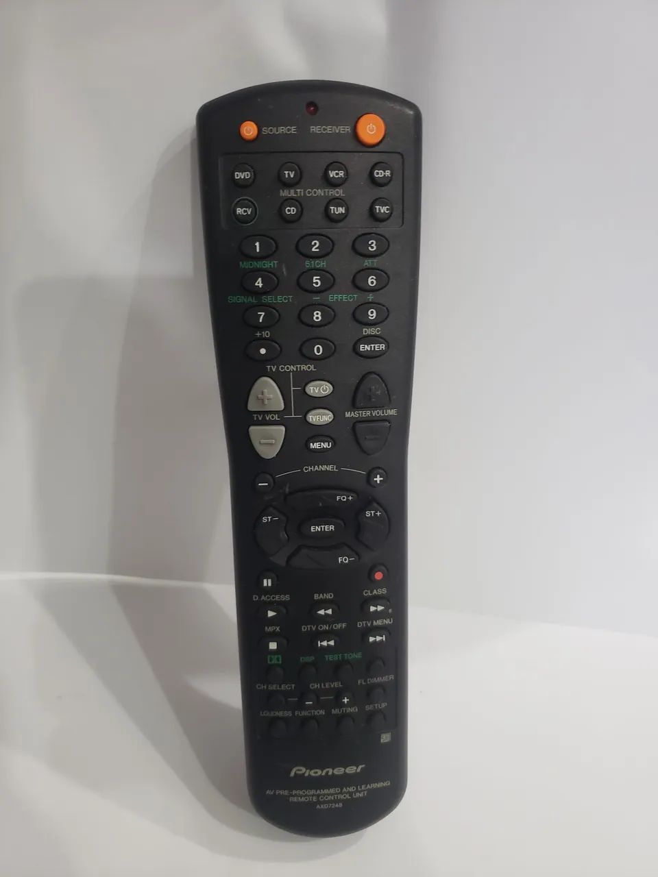 Controle remoto Pioneer Receiver - Mod AXD7248 c/ Função Learning