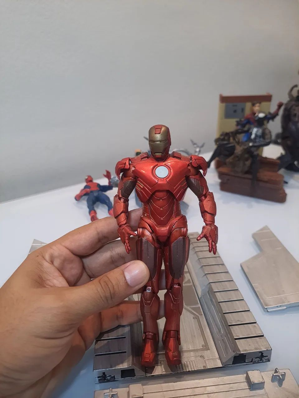 Marvel Select - IRON MAN MARK IV (4) BORDES EXCLUSIVE  - RARA