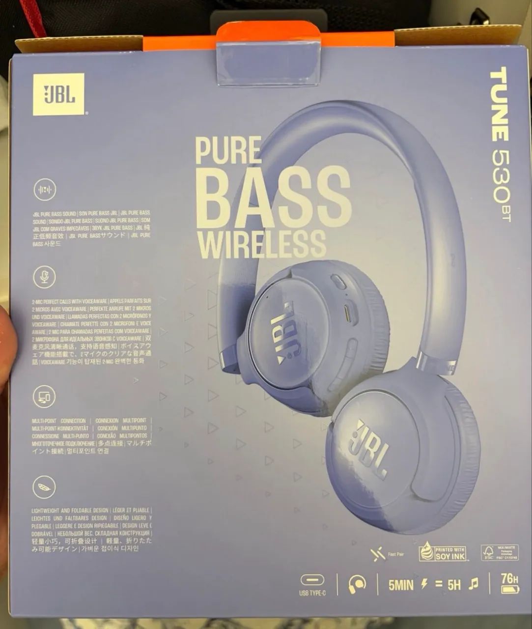 Fone JBL 530 lilás