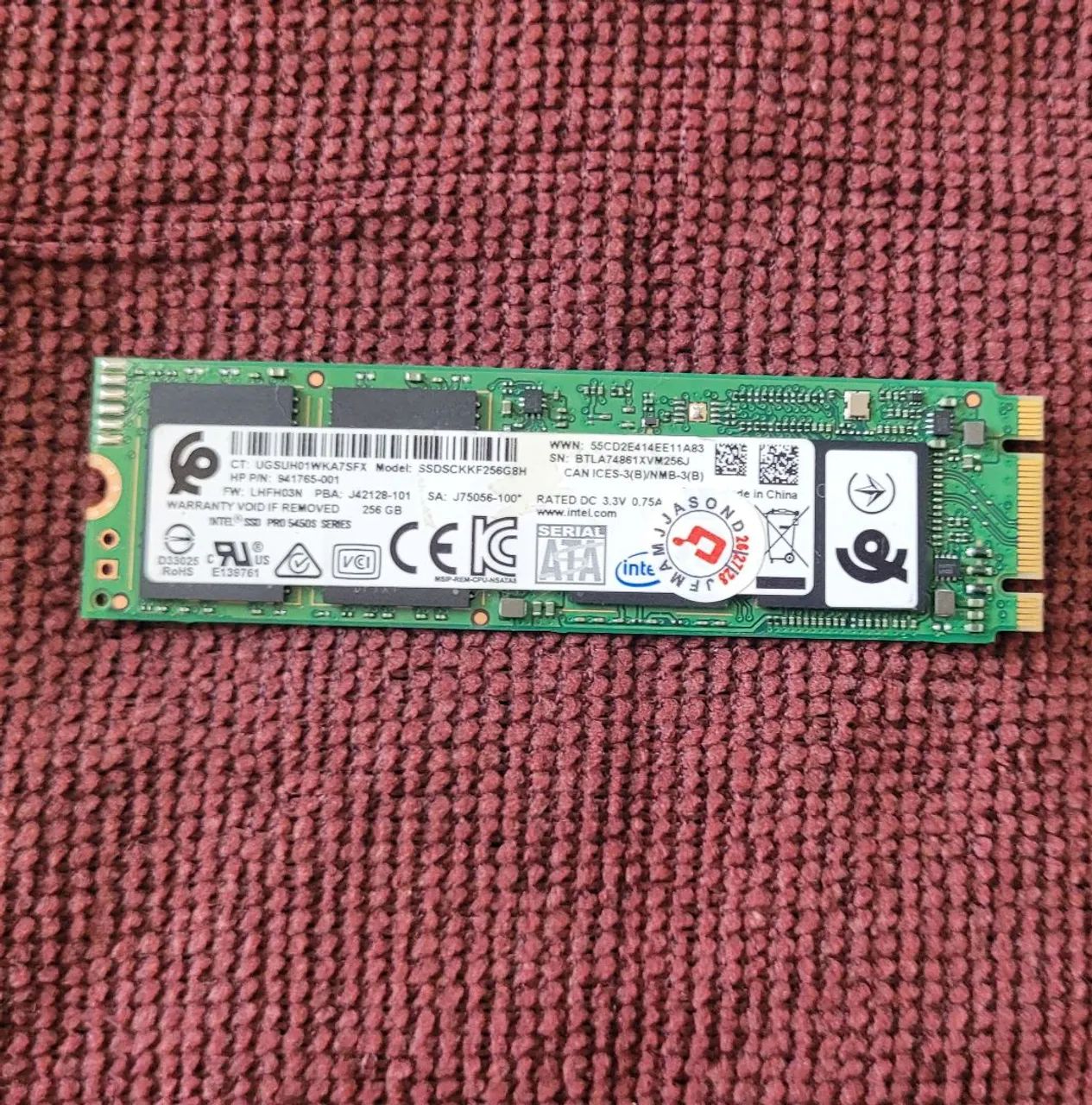 SSD M2 Sata de 256Gb